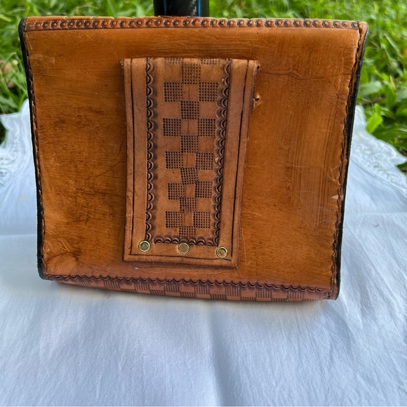 Leather Handmade in Hawaii Ohia Lehua Clutch Belt Bag